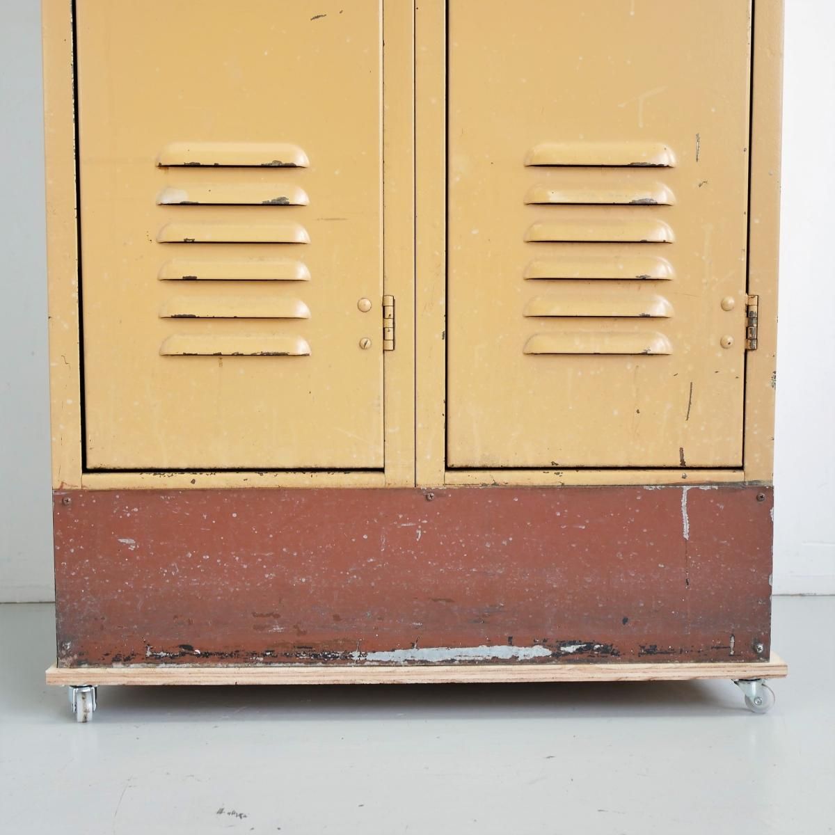 アメリカ ヴィンテージ スチール製ロッカー インダストリアル 店舗什器