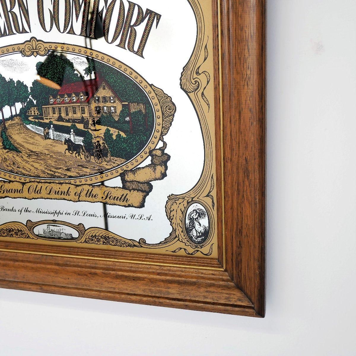 Southern Comfort ミラー広告プレート　ヴィンテージパブミラー Advertising Mirror Southern Comfort - Etsy