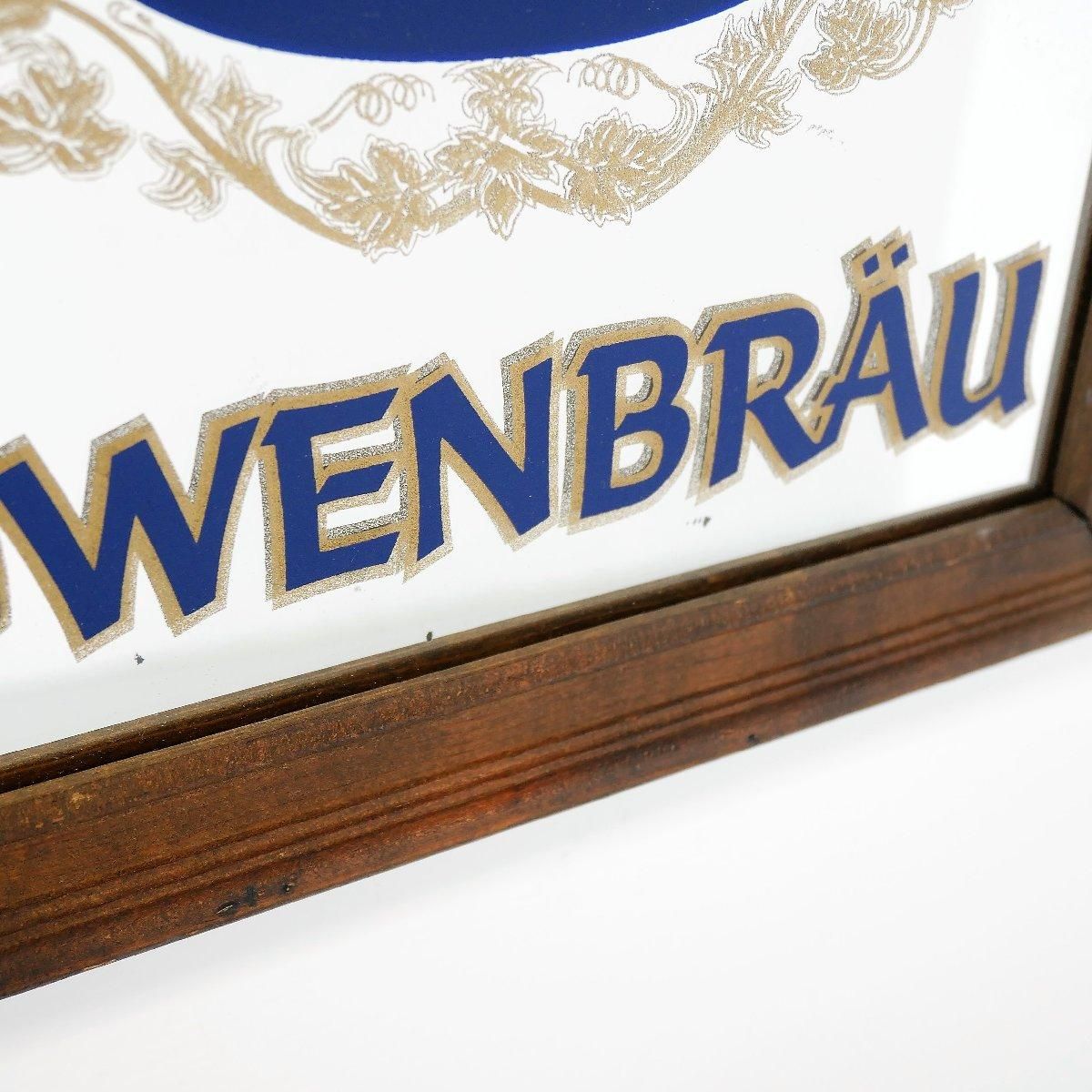 ヴィンテージ LOWENBRAU パブミラー ドイツビール