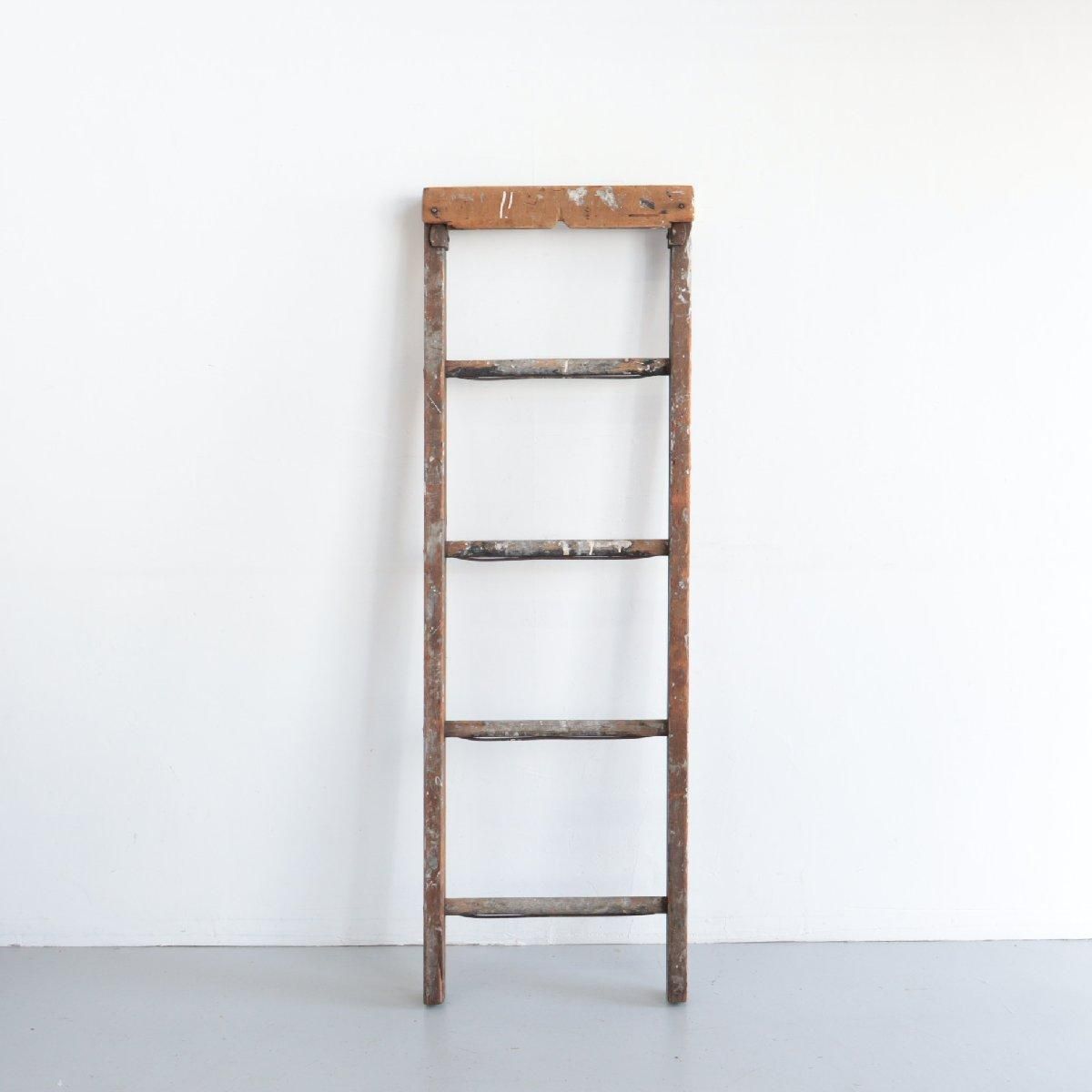 ①木製 梯子 ハシゴ インテリア 輸入家具 ①木製 梯子 ハシゴ インテリア 輸入家具