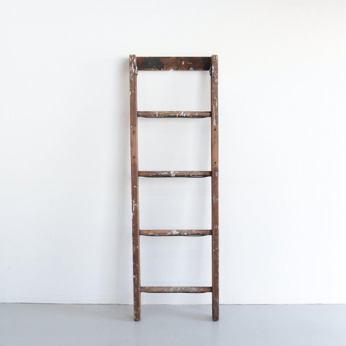 ヴィンテージ はしご ラック アメリカ 木製 梯子 ladder ラダー