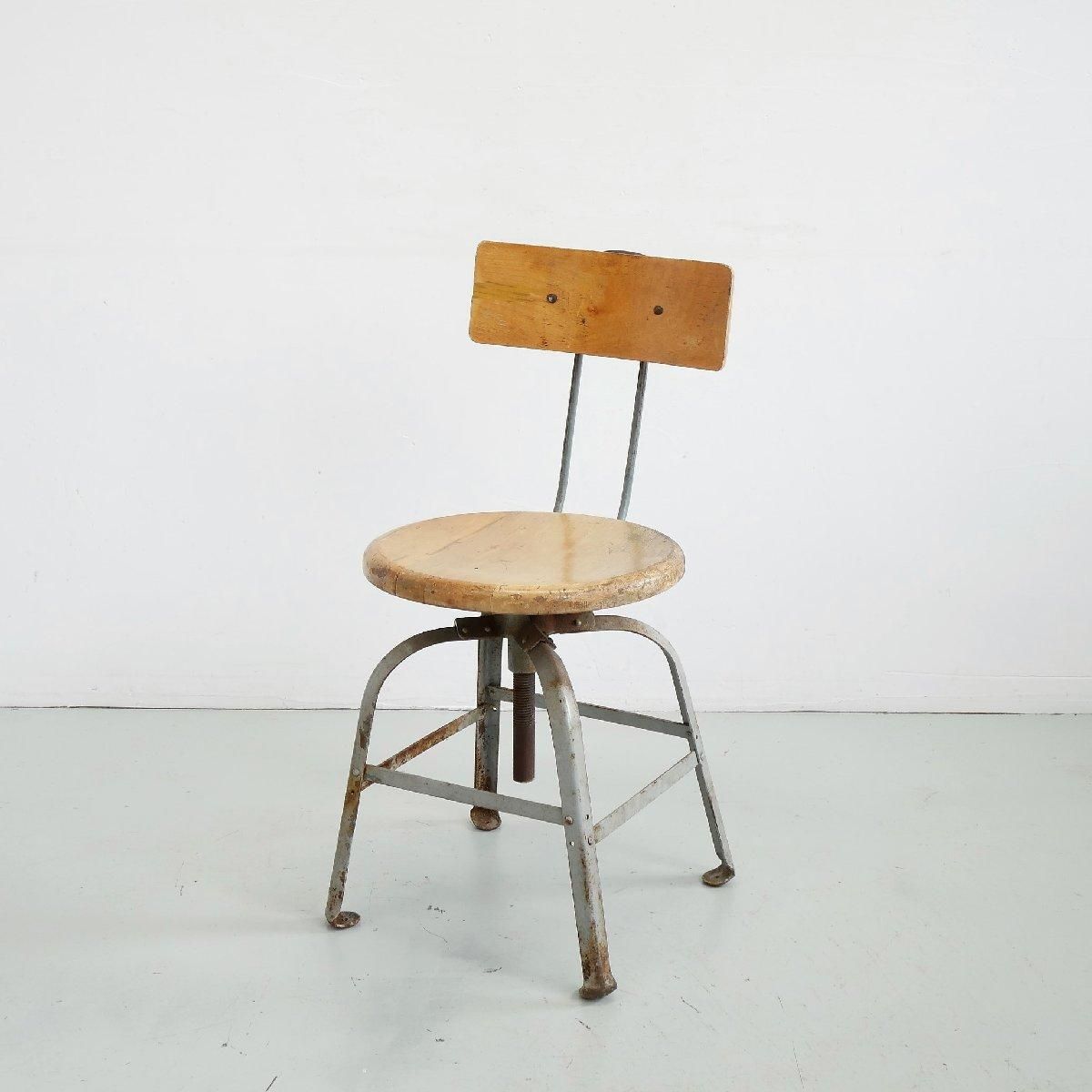 アメリカ ノーザン・ミシガン大学 ヴィンテージ スクールチェア 椅子