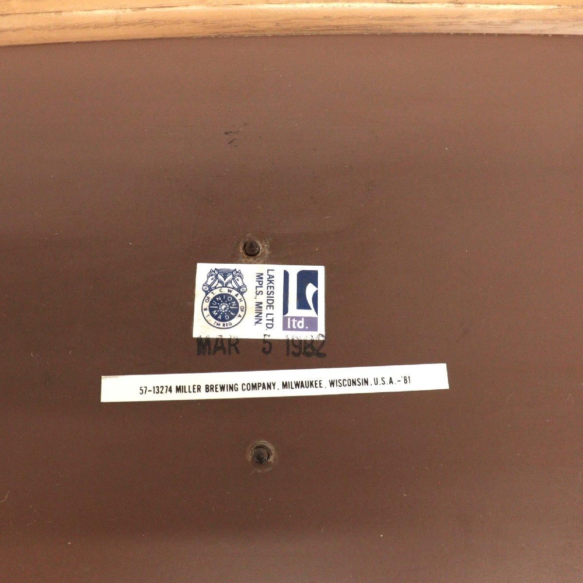 ヴィンテージ Miller Lite Beer プールバーランプ #502-277-245 -通販