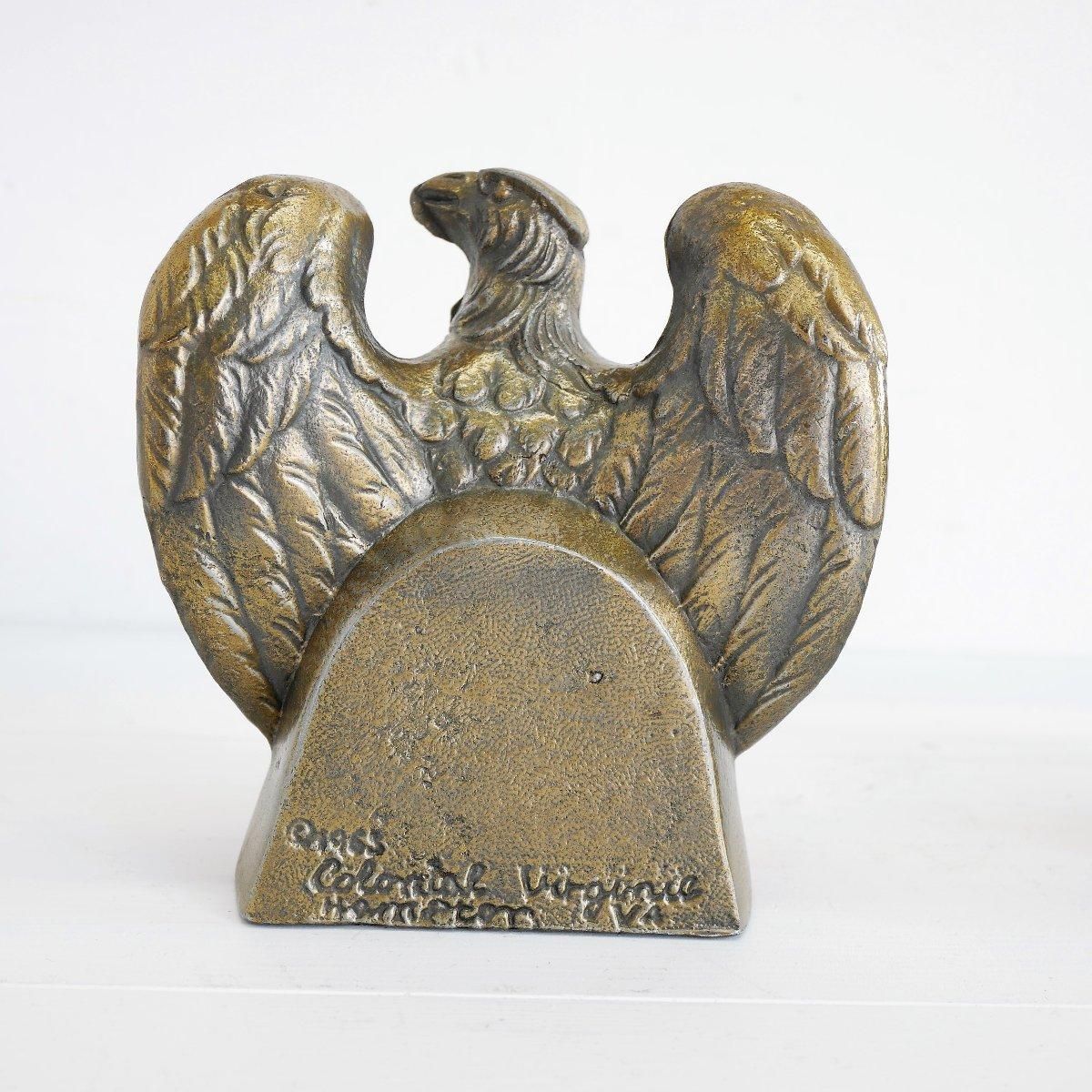 アンティーク ビンテージ イーグル ブックエンド アメリカ 雑貨