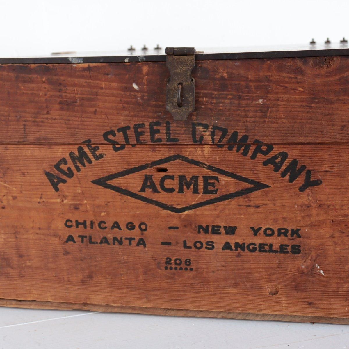 ACME FURNITUREアンティーク木箱 ACME FURNITURE アクメファニチャー IRVIN CRATE BOX アーヴィン