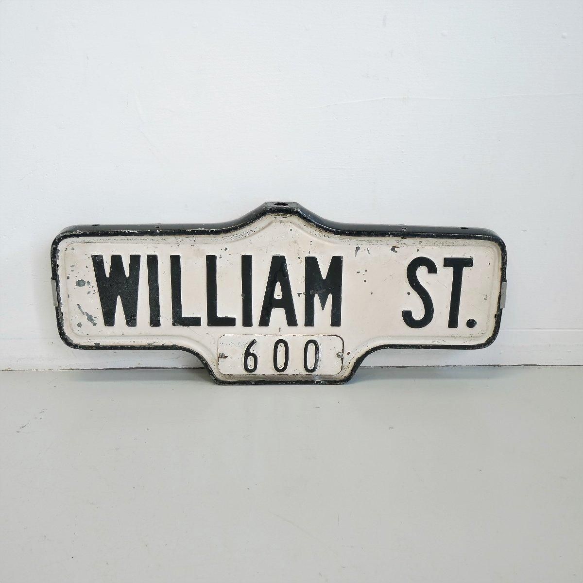 アメリカ ヴィンテージ ストリートサイン 両面 ロードサイン 道路標識