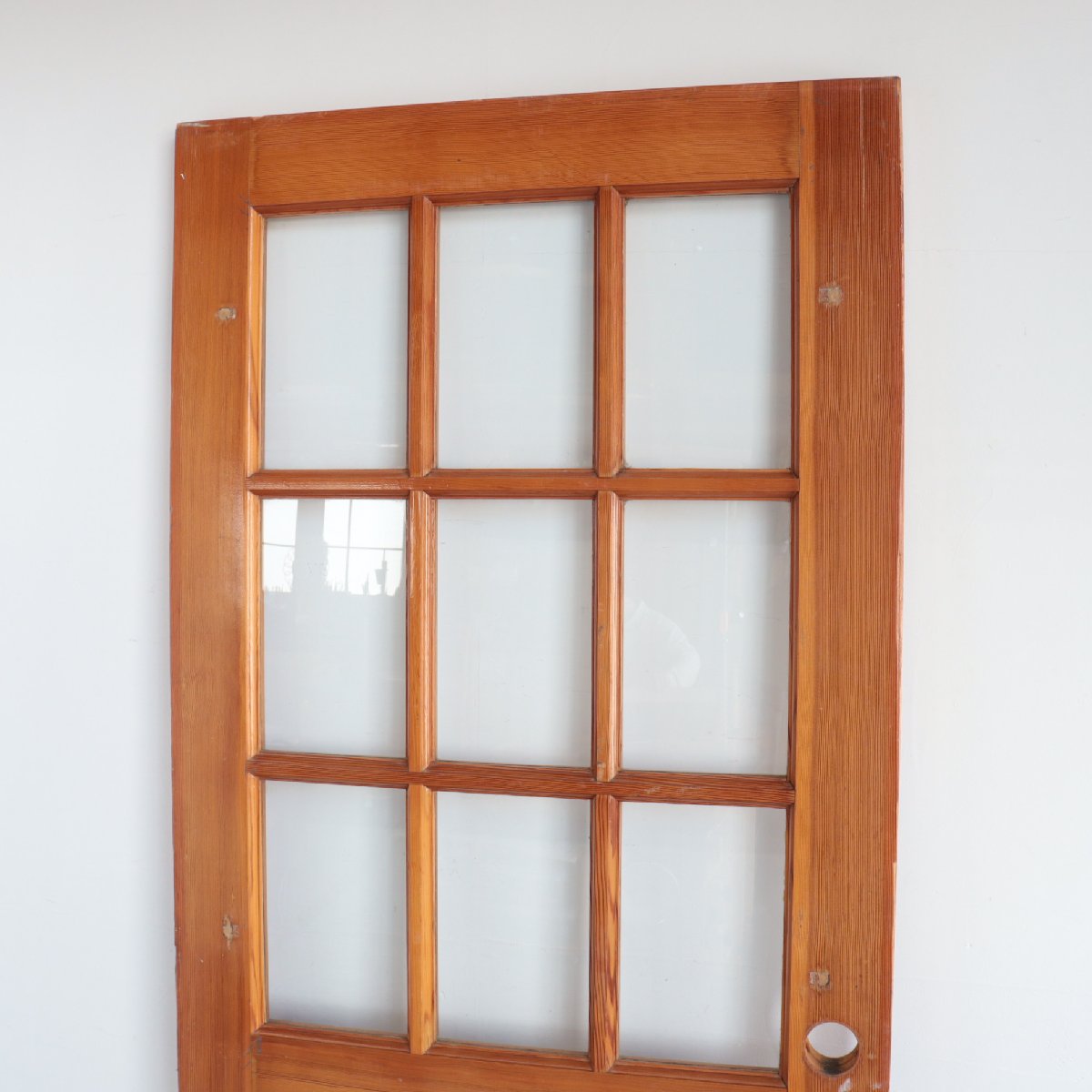 木製ドア ガラス 扉 建具 アメリカ ヴィンテージ 店舗什器 