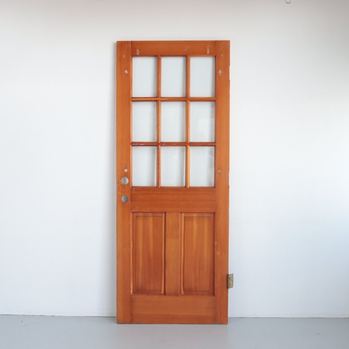 アメリカ ヴィンテージ 木製ドア ガラス 扉 建具 店舗什器