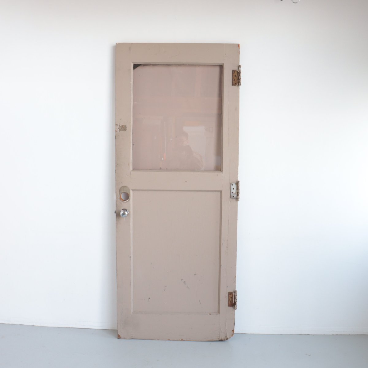 アメリカ ヴィンテージ 木製ドア ガラス 扉 建具 店舗什器 