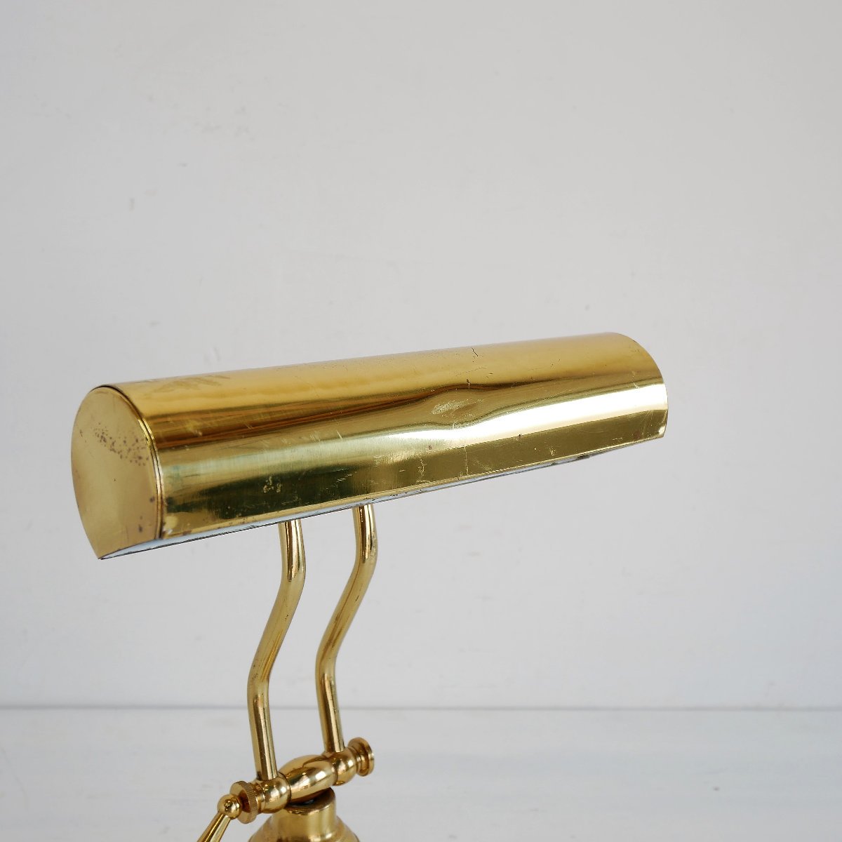 アメリカ ヴィンテージ ピアノランプ 照明 テーブルライト ゴールド