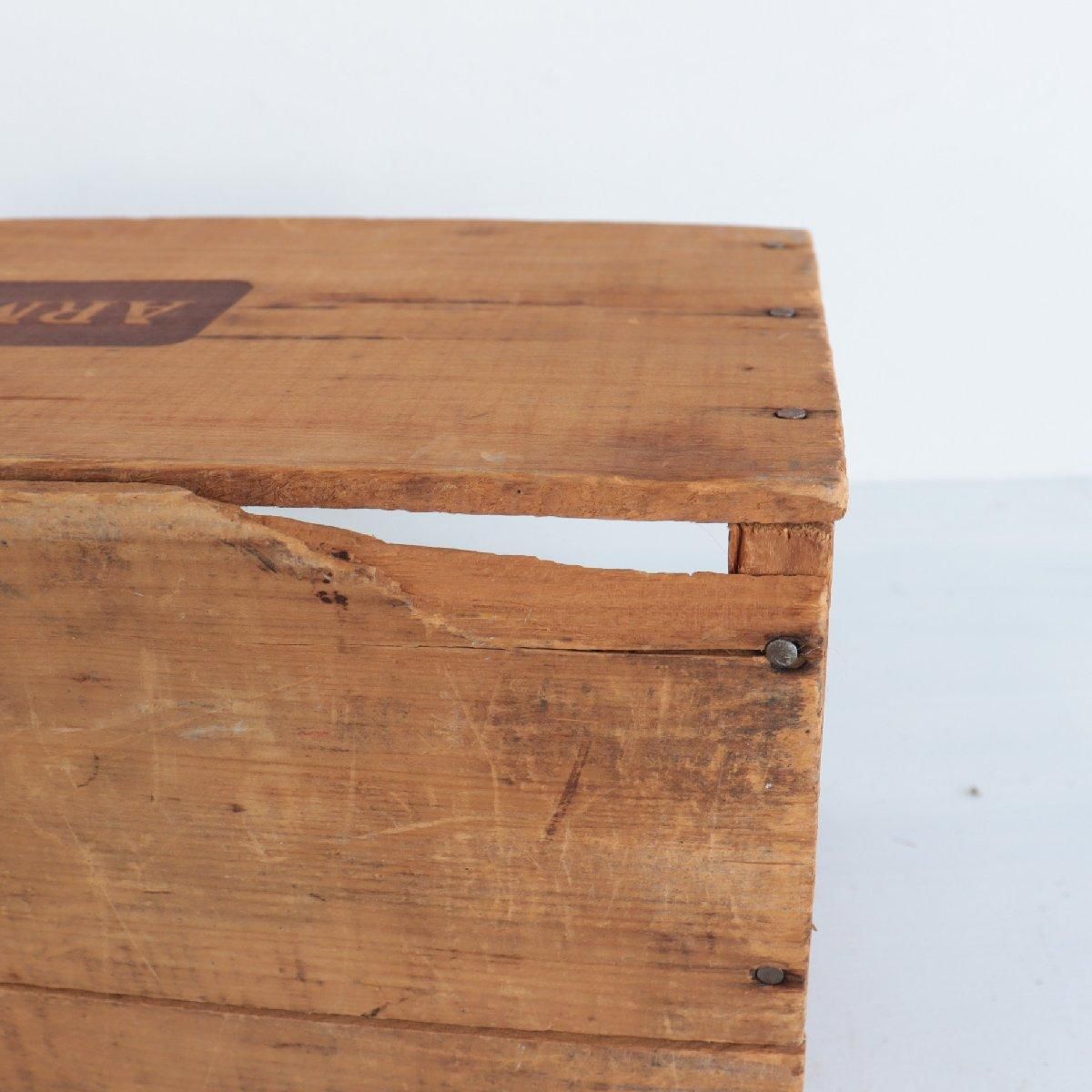 60s ARMOUR ヴィンテージ 木箱 /アンティーク WOODEN BOX USA