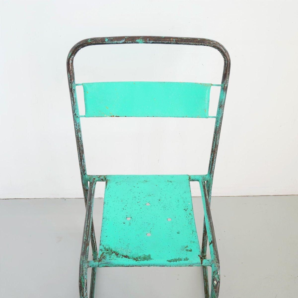 フランスアンティークシャビーシック なローズチェアA