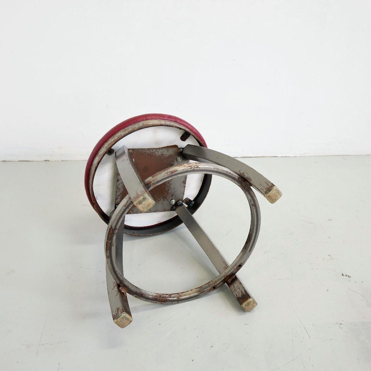 アメリカ ヴィンテージ 回転式 作業用スツール ファクトリー