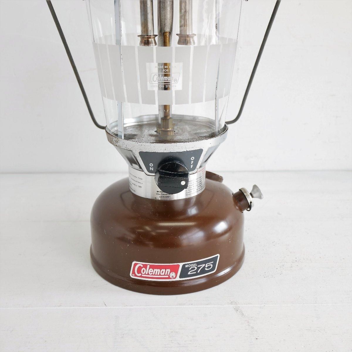 美品！ビンテージ　Coleman 275 ガソリンランタン 1982年2月 1982年2月製造 Coleman ランタン 275A アメリカ ヴィンテージ