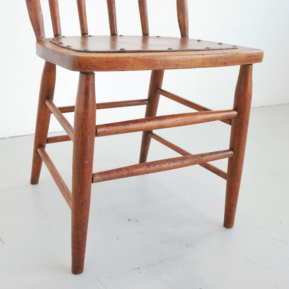 アメリカアンティーク椅子木製ダイニングチェアカントリースタイル