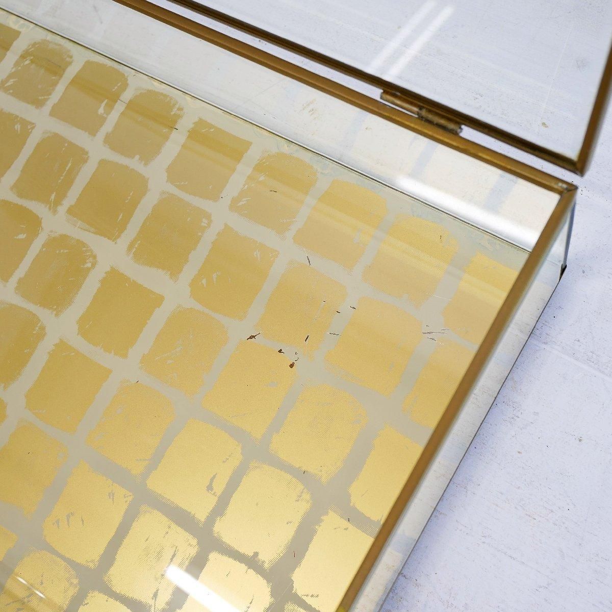 アメリカ ヴィンテージ ふた付き ガラスショーケース 壁掛け