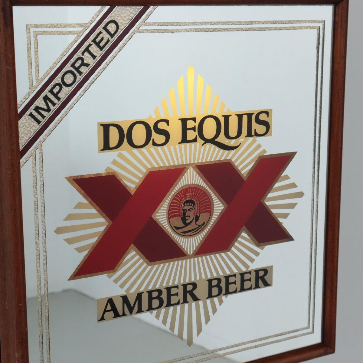DOS EQUIS XX アメリカアンティークパブミラー鏡USAヴィンテージ