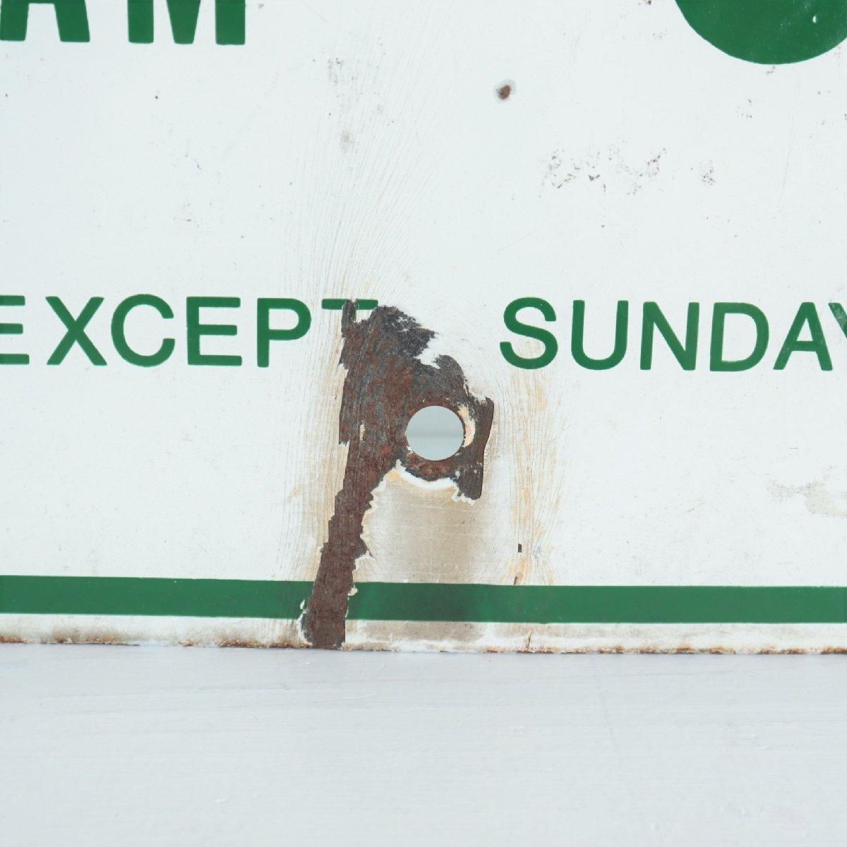 アンティーク　ホーロー　サイン　プレート　グリーン　看板　アメリカ　特大　レア FRANCE antique フランスアンティーク ホーロー サイン 看板