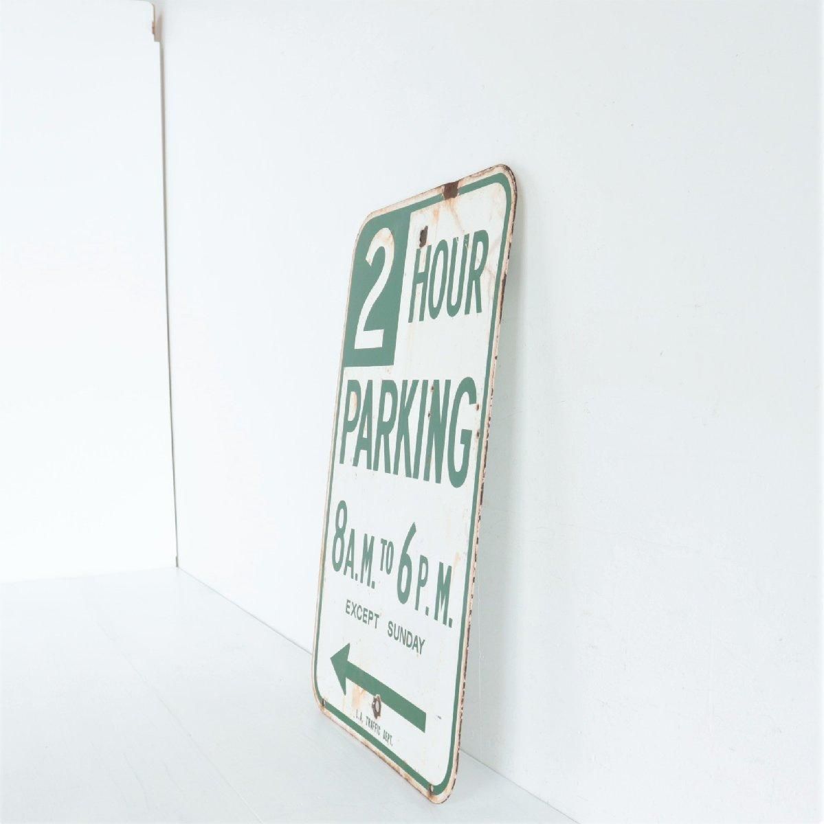 ヴィンテージ ホーロー看板 標識 パーキング サイン 壁面装飾