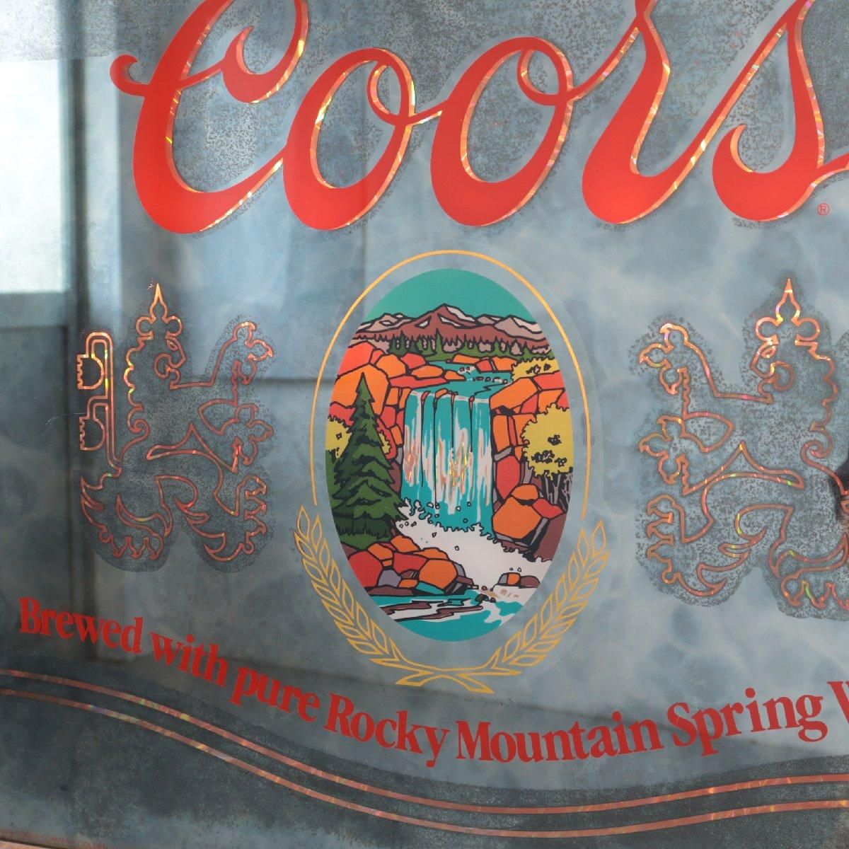 ヴィンテージ COORS ライトサイン パブミラー クアーズ アメリカ 