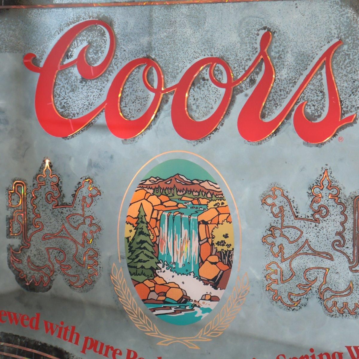 ヴィンテージ COORS ライトサイン パブミラー クアーズ アメリカ ヴィンテージ COORS ライトサイン パブミラー クアーズ アメリカ