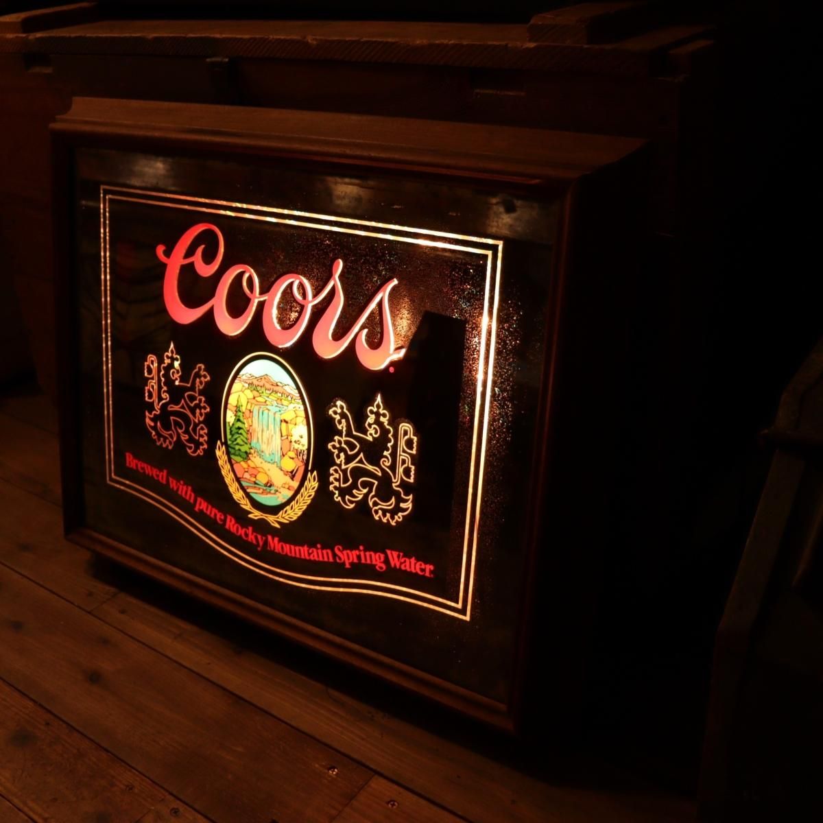ヴィンテージ COORS ライトサイン パブミラー クアーズ アメリカ ヴィンテージ COORS ライトサイン パブミラー クアーズ アメリカ