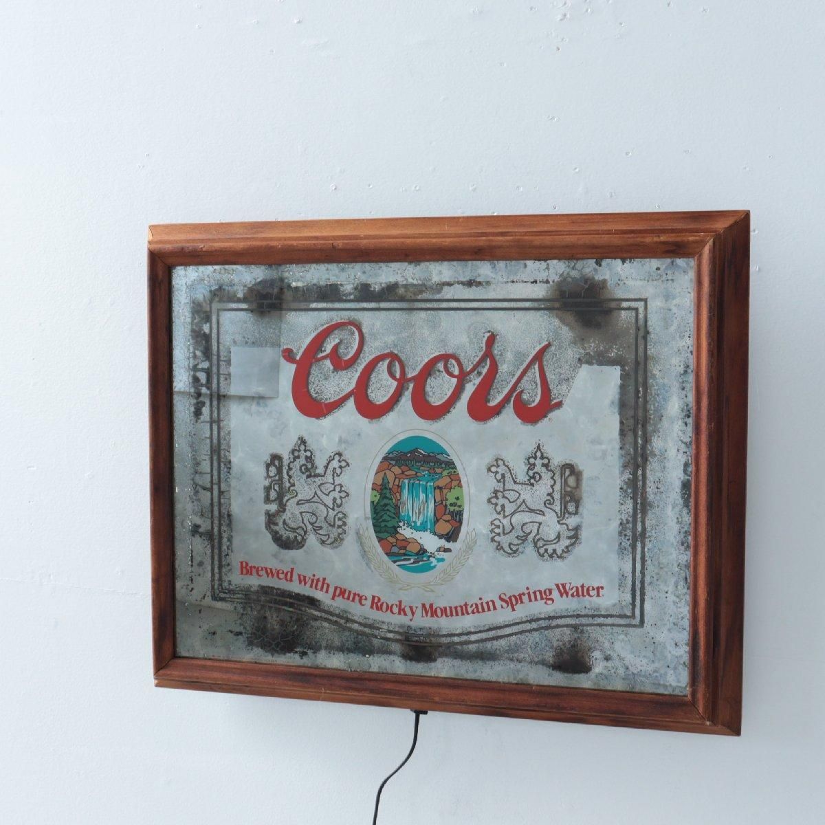 ヴィンテージ COORS ライトサイン パブミラー クアーズ アメリカ ヴィンテージ COORS ライトサイン パブミラー クアーズ アメリカ