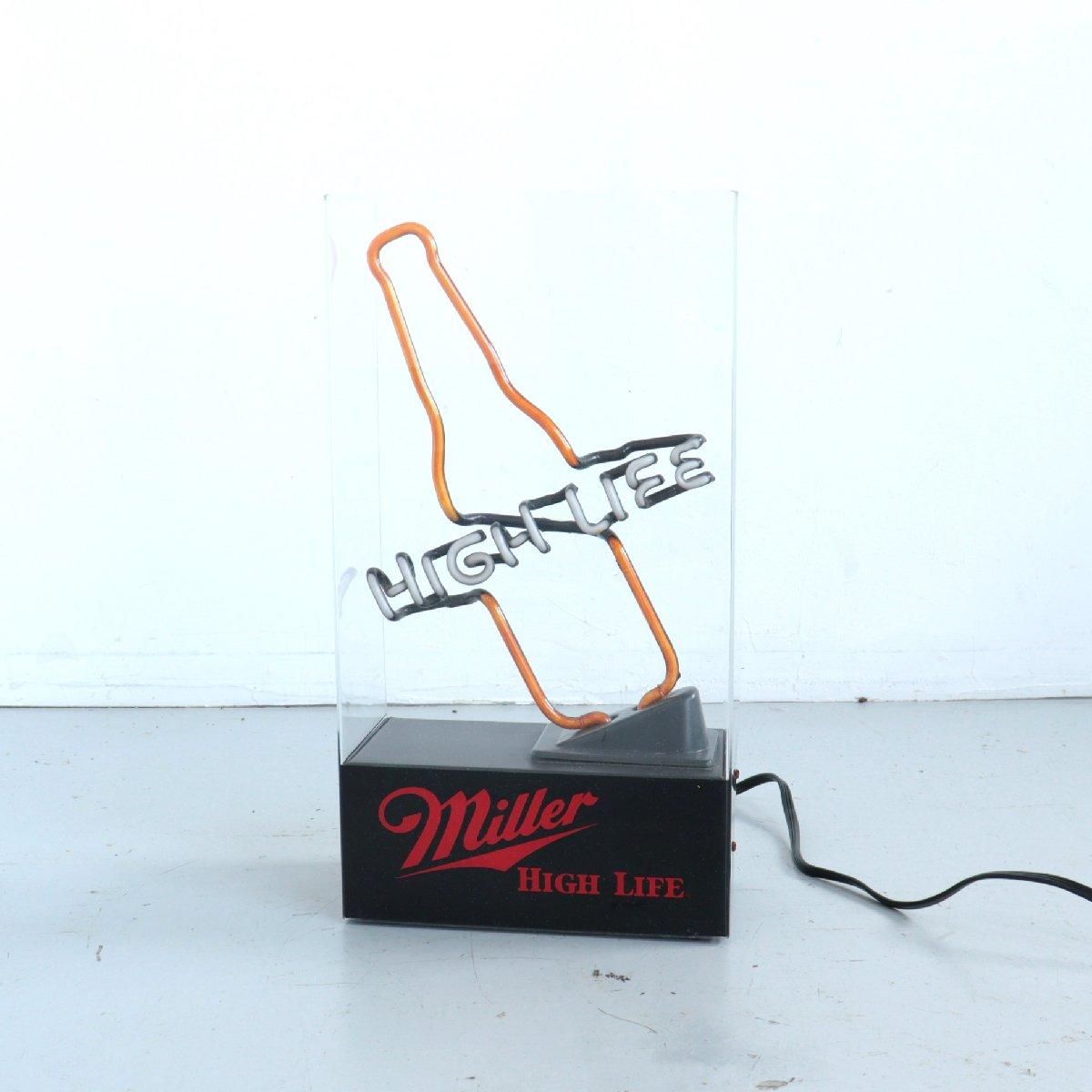millerビール 看板 ネオン管 アメリカン雑貨