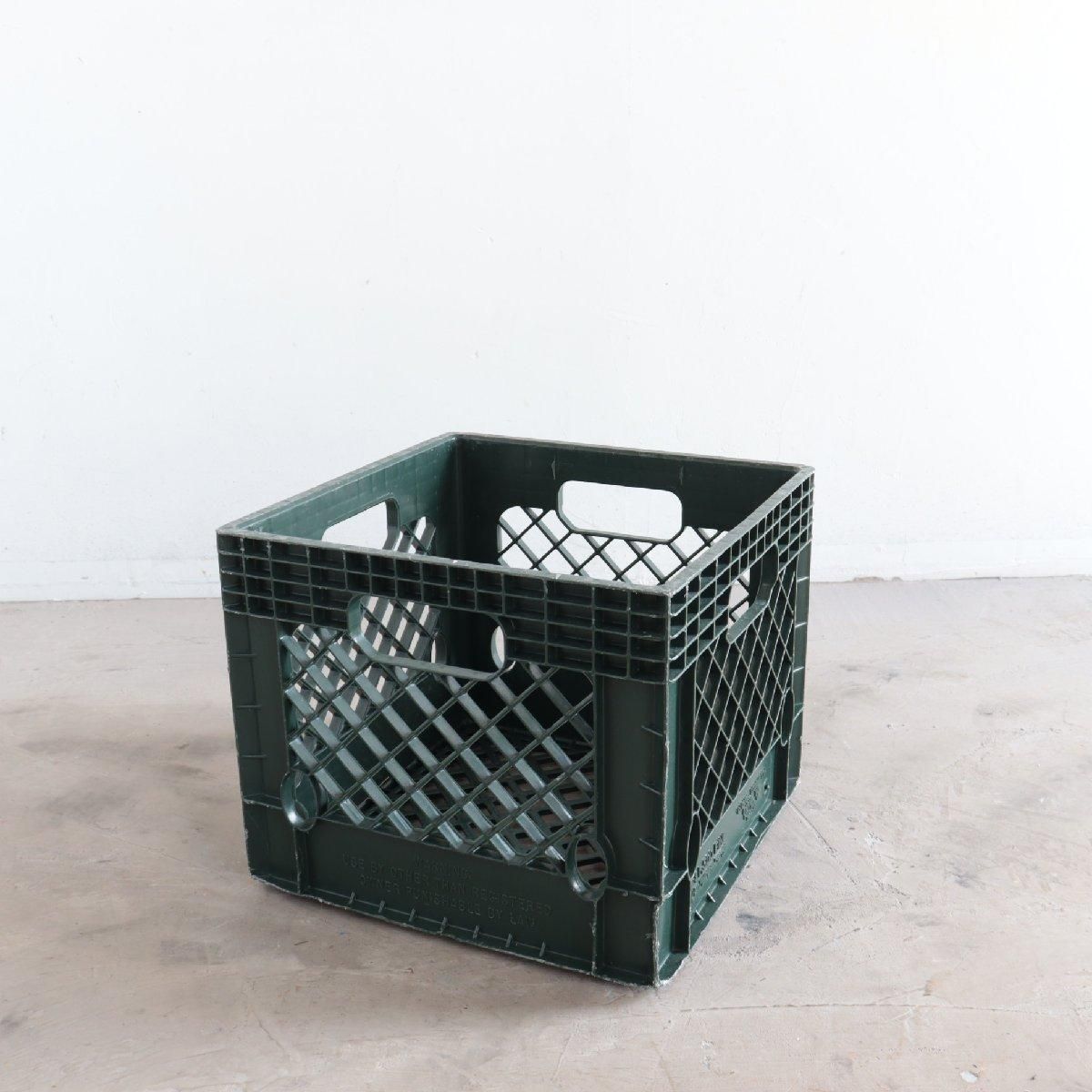 アメリカ ヴィンテージ プラスチックカゴ ミルククレート 運搬箱