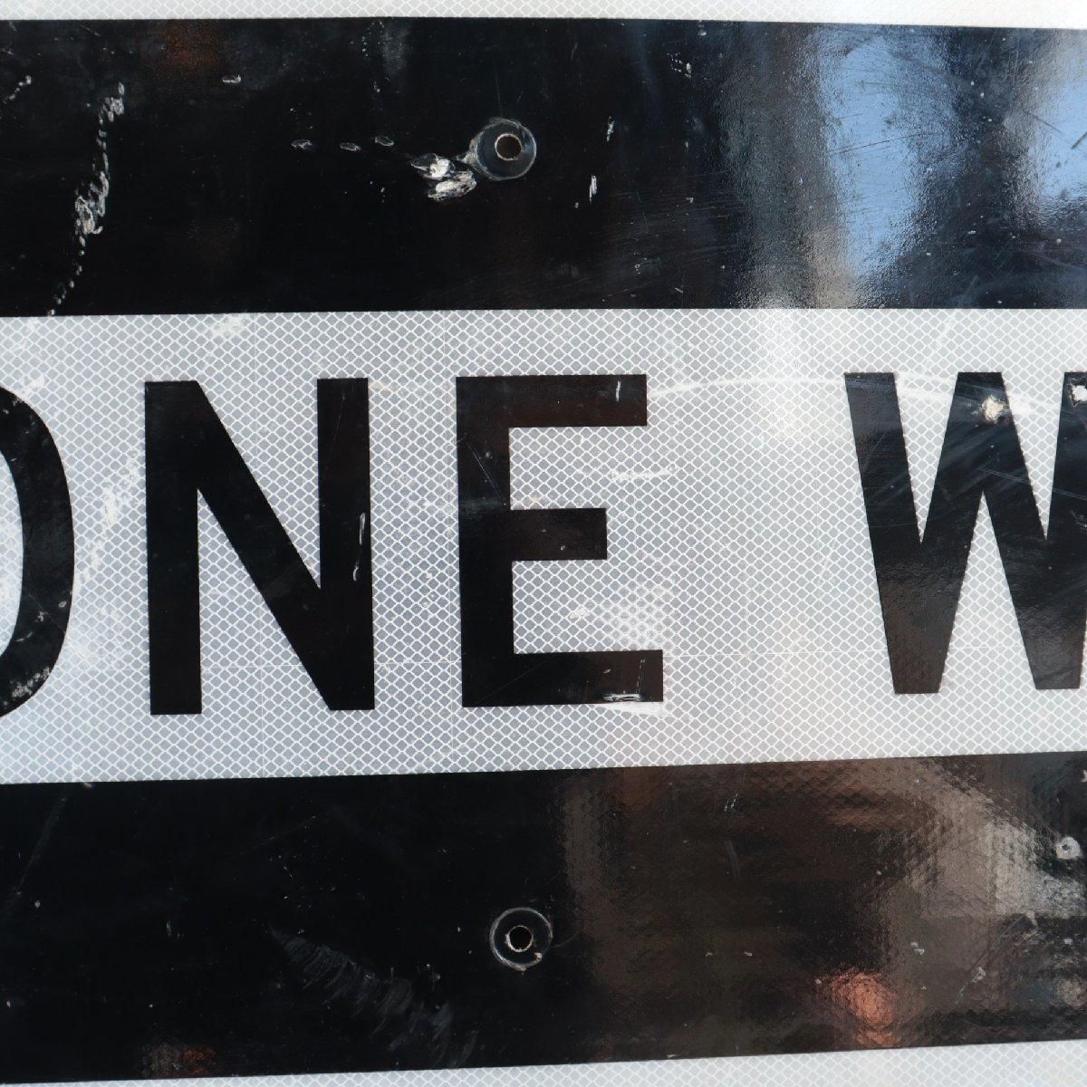 ヴィンテージ アルミ製 看板 ロードサイン 道路標識 アメリカ