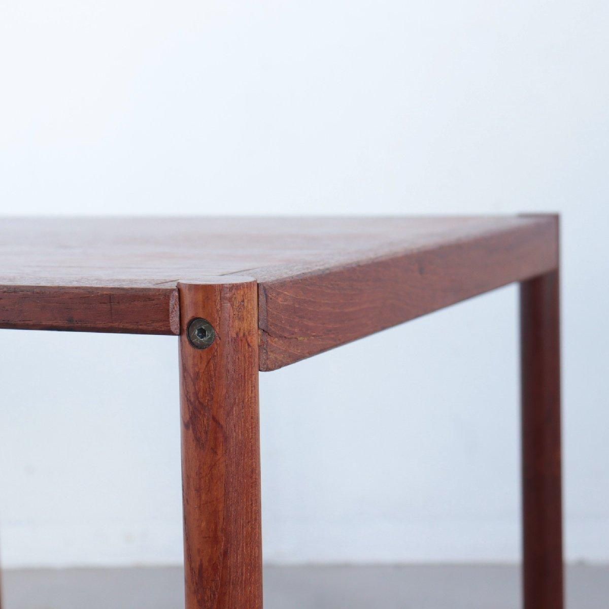 アンティーク　サイドテーブル　チーク サイドテーブル 70s チーク アンティーク -通販-ローズボール