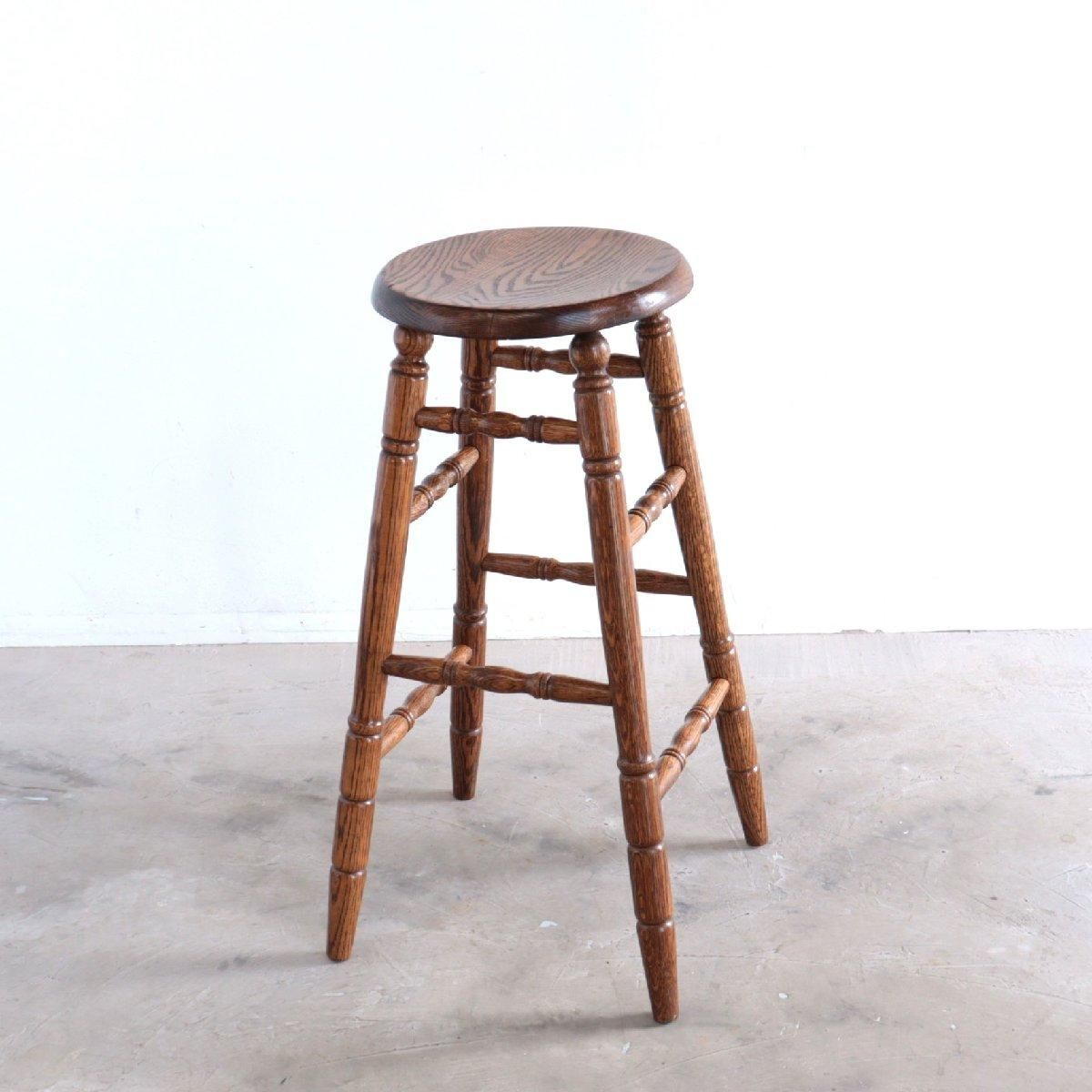 インド カシミール 木彫り スツール ヴィンテージ・アンティーク　民芸品 インド カシミール 木彫り スツール ヴィンテージ・アンティーク