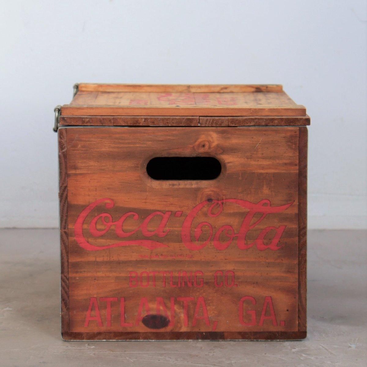 Coca-Cola ヴィンテージ 蓋つき木箱 コカ・コーラ ウッド Coca-Cola ヴィンテージ 蓋つき木箱 コカ・コーラ ウッド
