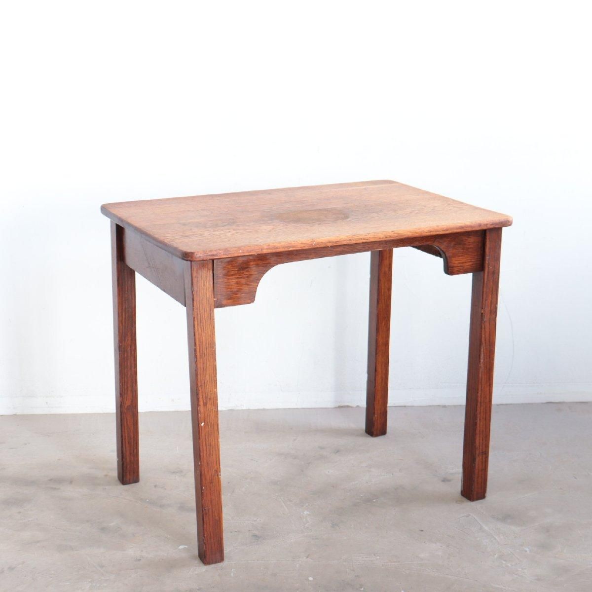 50年代アメリカ製ヴィンテージ木製学生デスク｜店铺展示やカフェインテリアに最適 50年代アメリカ製ヴィンテージ木製学生デスク｜店铺展示やカフェ