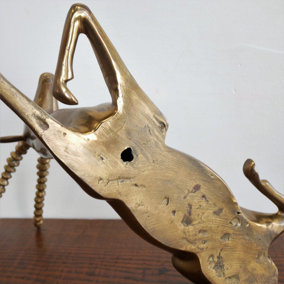 ヴィンテージ 真鍮製 置物 ブラス オブジェ -通販-ローズボール