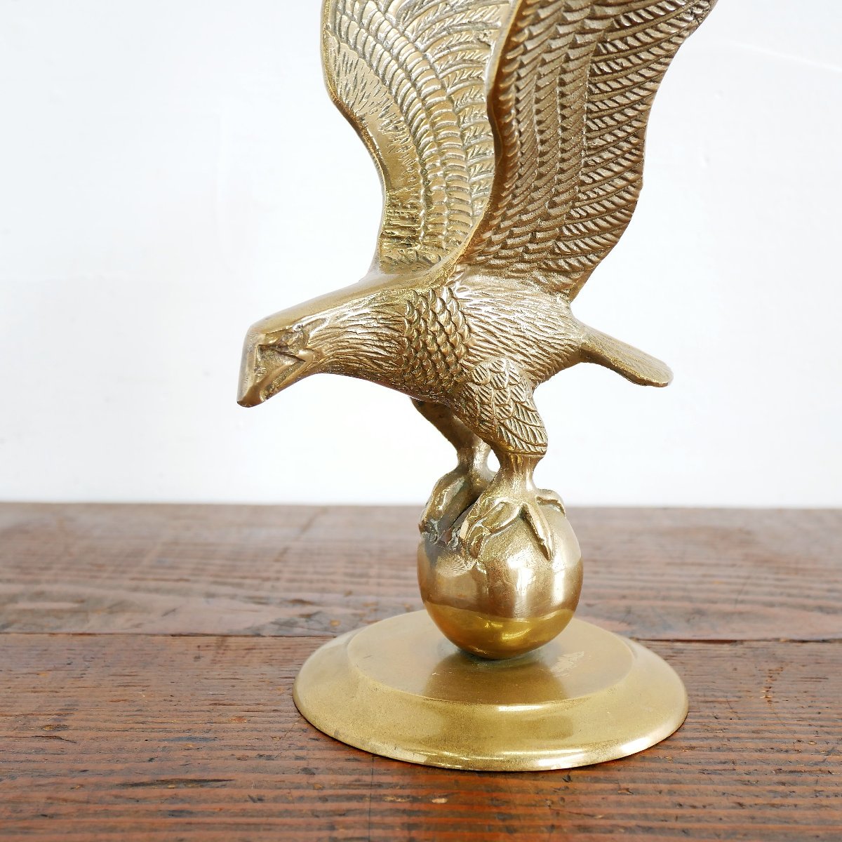 アメリカ ヴィンテージ 真鍮製 鳥 イーグル 置物 鷲 わし ブラス