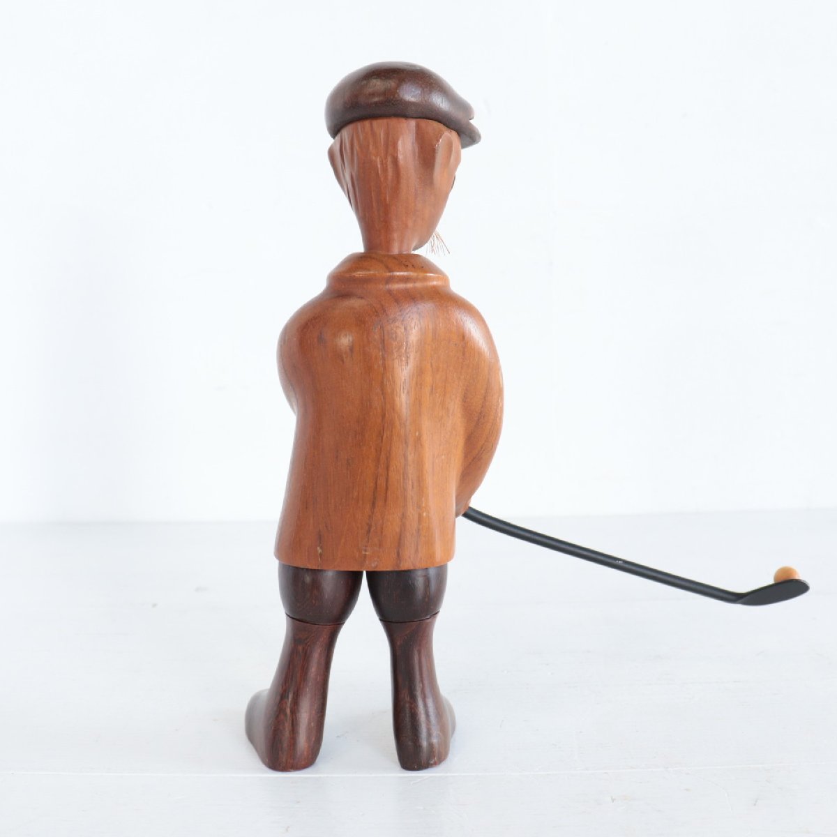 レーマー社製 木彫り人形 ゴルファー アメリカ ヴィンテージ 置物 