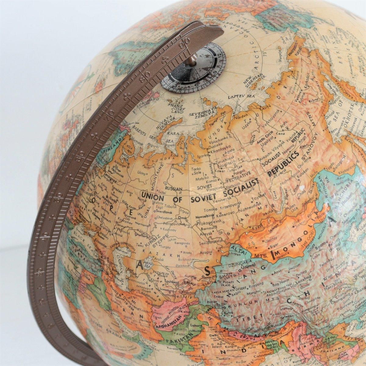 70s-80s ヴィンテージ 地球儀 リプルーグル GLOBE ヴィンテージ