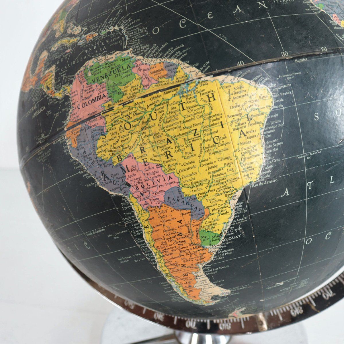 リプルーグル社 地球儀 GLOBE ブラックオーシャン ソビエト連邦