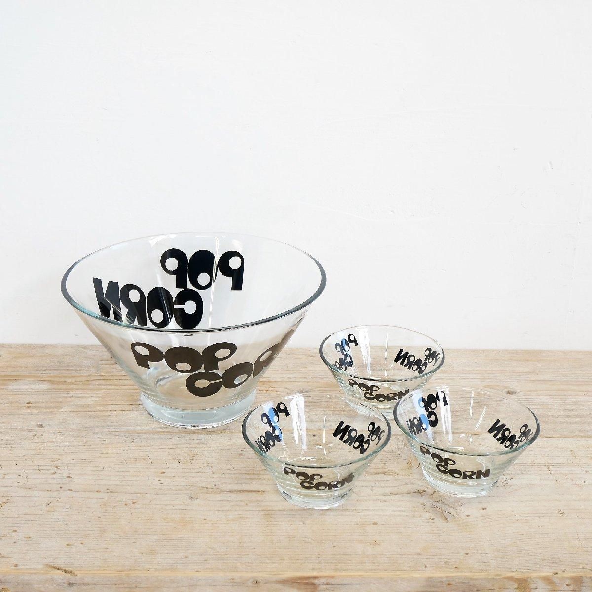 アメリカンヴィンテージ ルビーガラス ボウルとカップセット