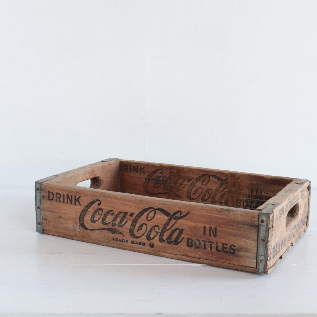 コカコーラ　ビンテージ　木箱 木箱 60s アメリカ ヴィンテージ Coca-Cola WOODEN BOX コカ