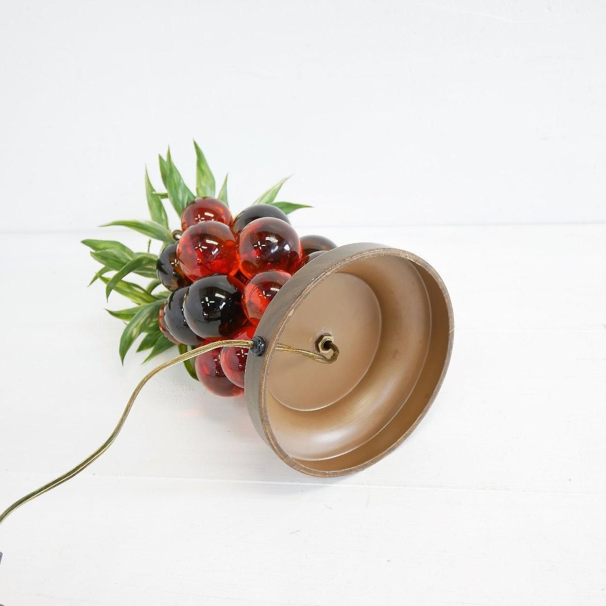 80'sヴィンテージ葡萄オブジェライト 80'sヴィンテージ葡萄オブジェライト 80'sヴィンテージ葡萄