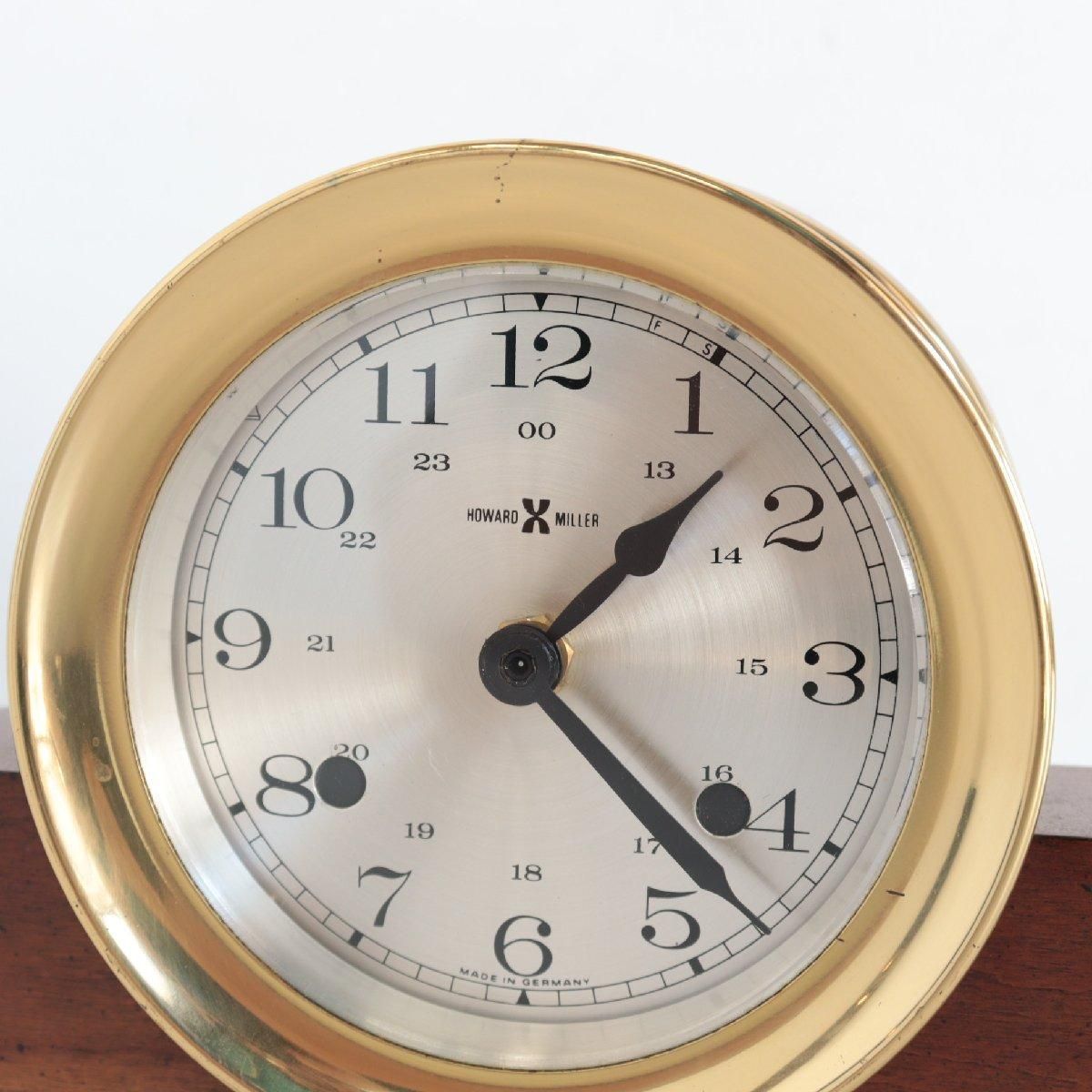 売約済み】希少 HOWARD MILLER TABLE CLOCK ヴィンテージ ハワード