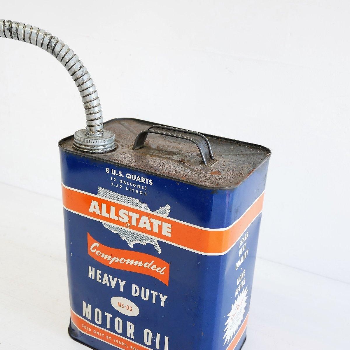 ヴィンテージ　オイル缶　ガレージ アメリカ ヴィンテージ オイル缶 廃油 インダストリアル