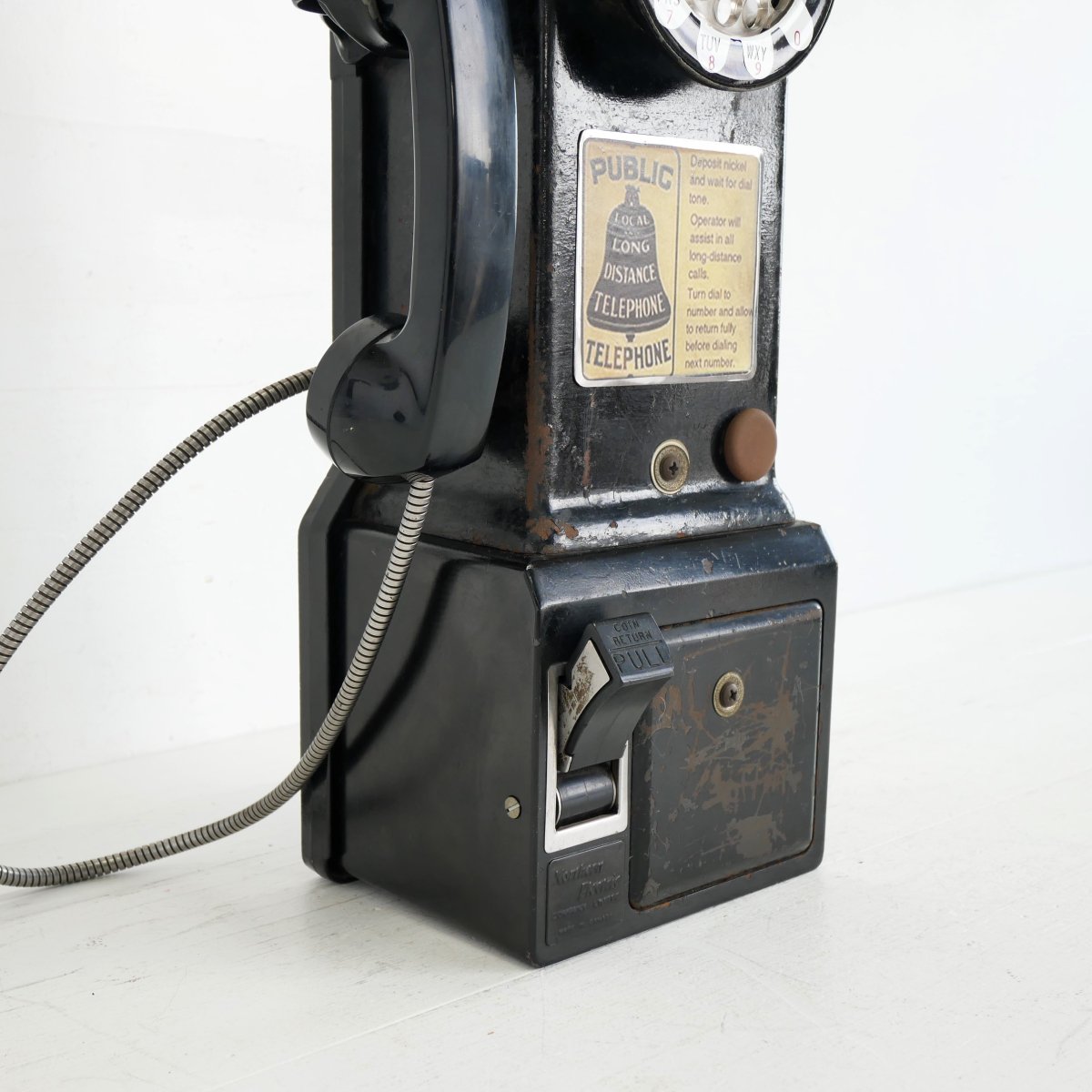 電話機 ディスプレイ パブリックフォン 50s ヴィンテージ アメリカ 