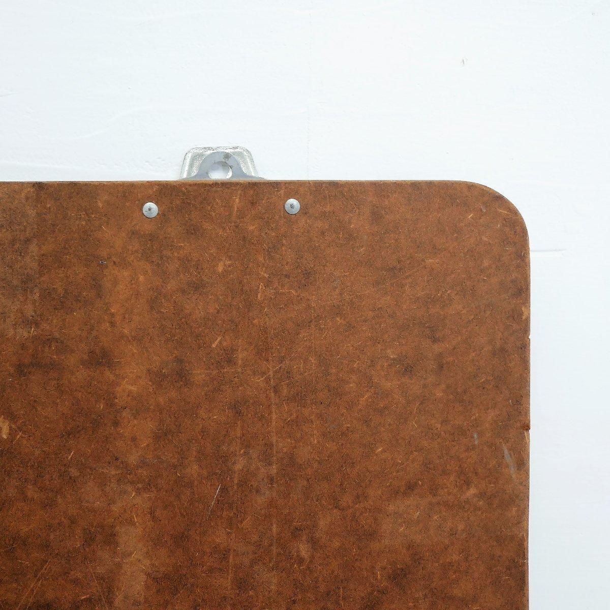 ビンテージ　木製バインダー　アメリカ製　クリップボード　年代物 メニュー バインダー カフェ クリップボード ヴィンテージ