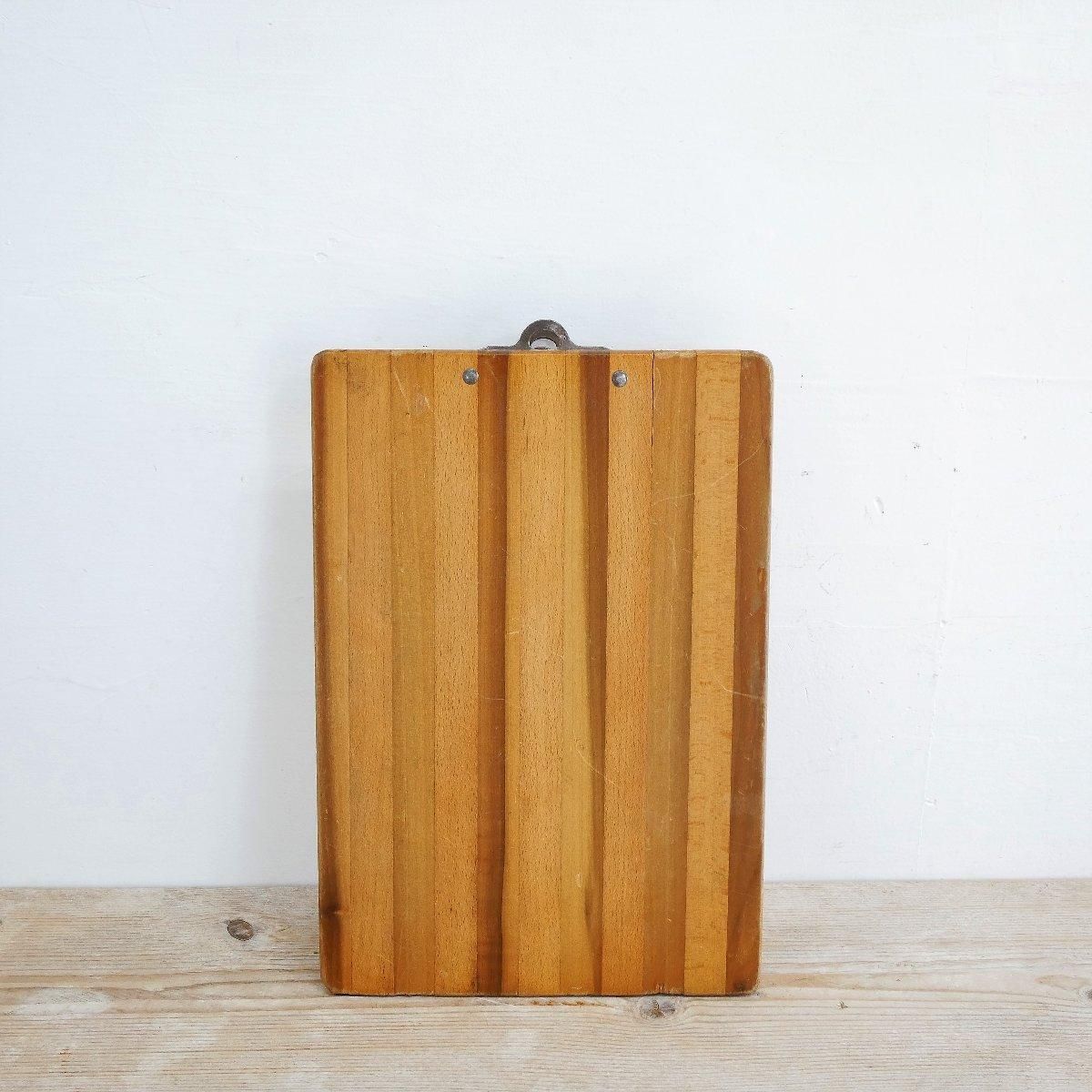 ビンテージ　木製バインダー　アメリカ製　クリップボード　年代物 ビンテージ 木製バインダー アメリカ製 クリップボード 年代物