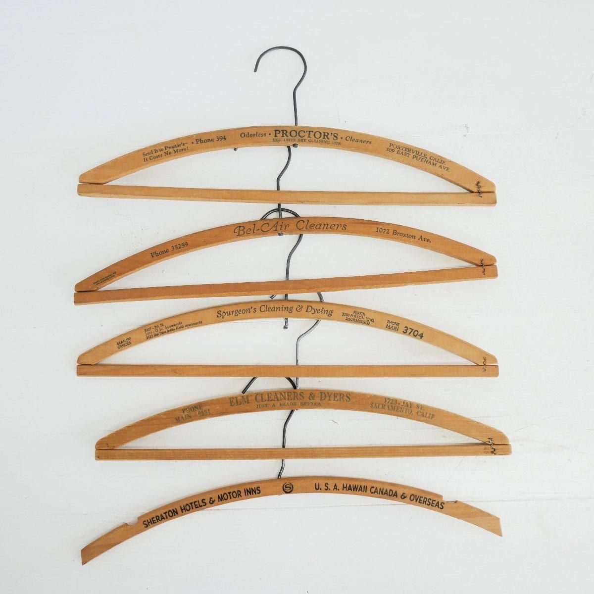 木製ハンガー アメリカ アンティーク ヴィンテージ ディスプレイ小物