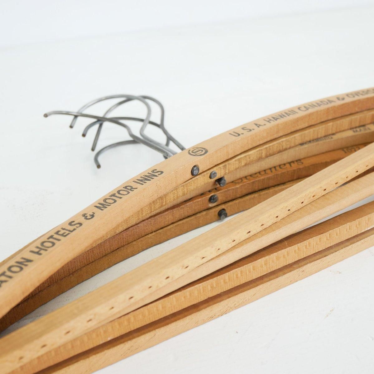 木製ハンガー アメリカ アンティーク ヴィンテージ ディスプレイ小物