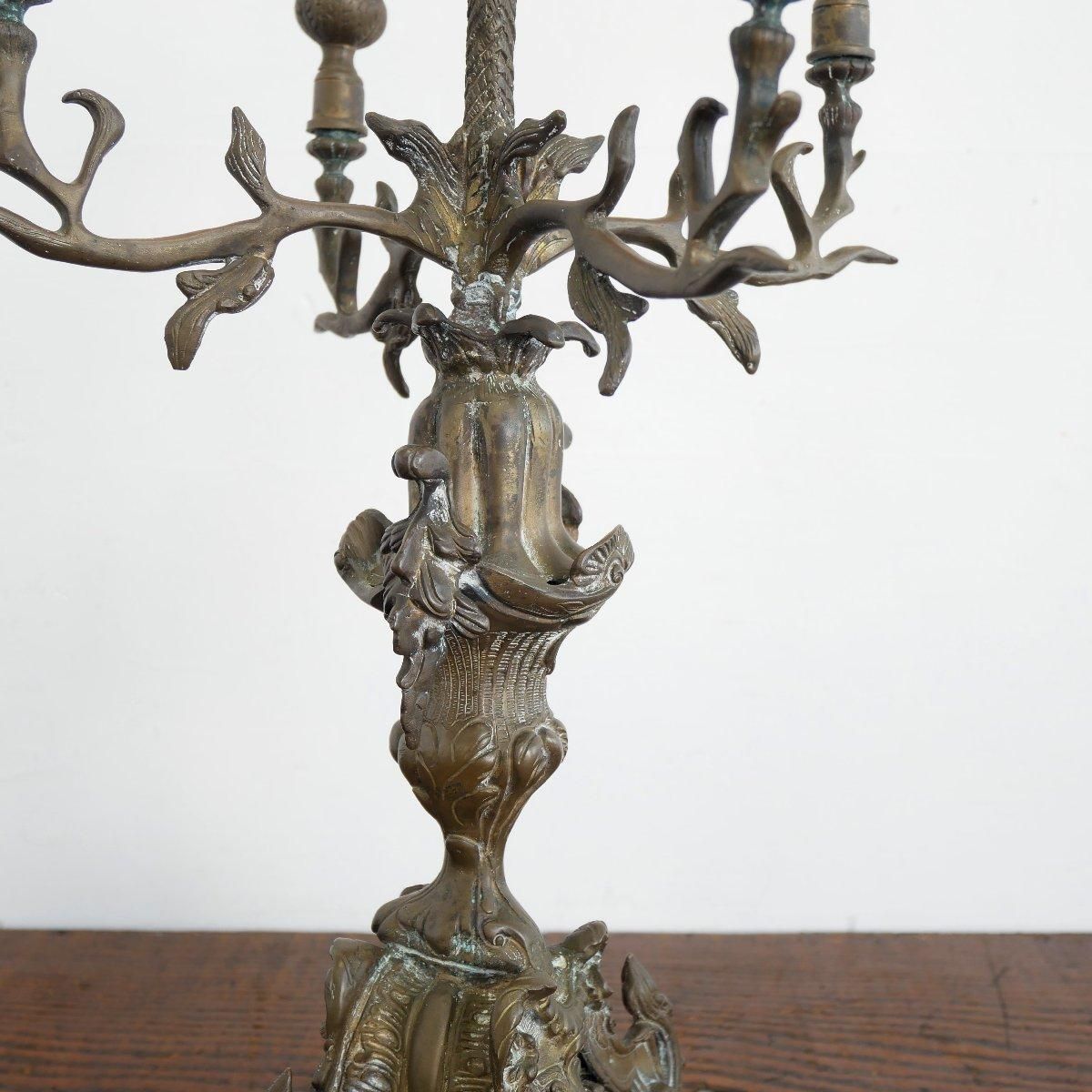 キャンドルホルダー アンティーク 真鍮製 -通販-ローズボール